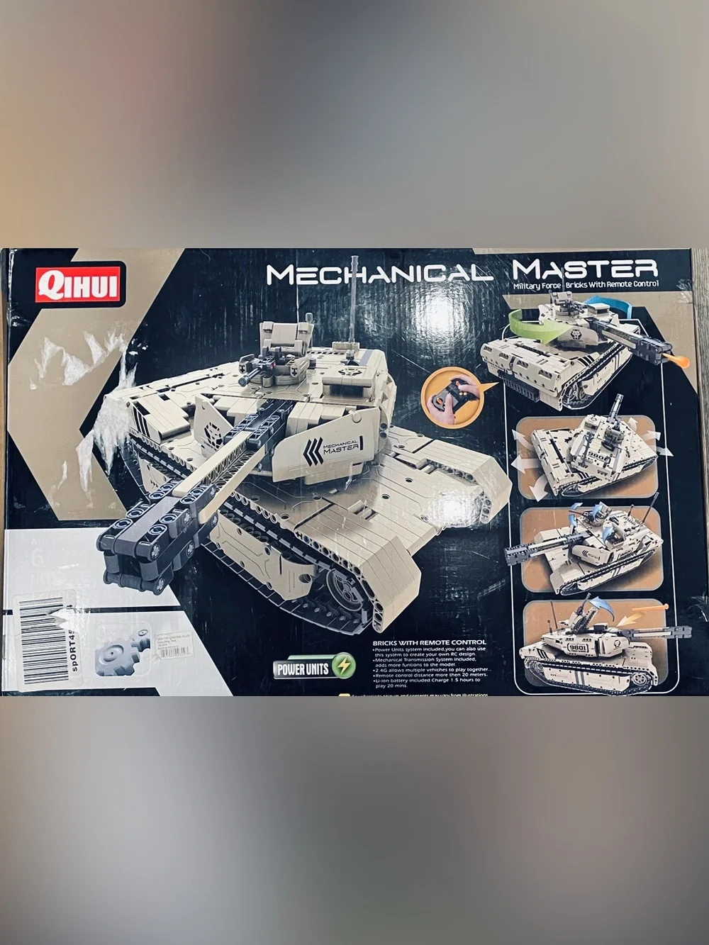 R/C Shooting Tank Building Bricks Radio Control Toy